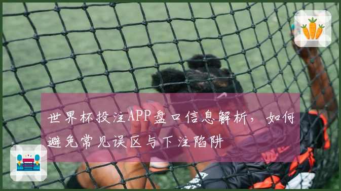 世界杯投注APP盘口信息解析，如何避免常见误区与下注陷阱